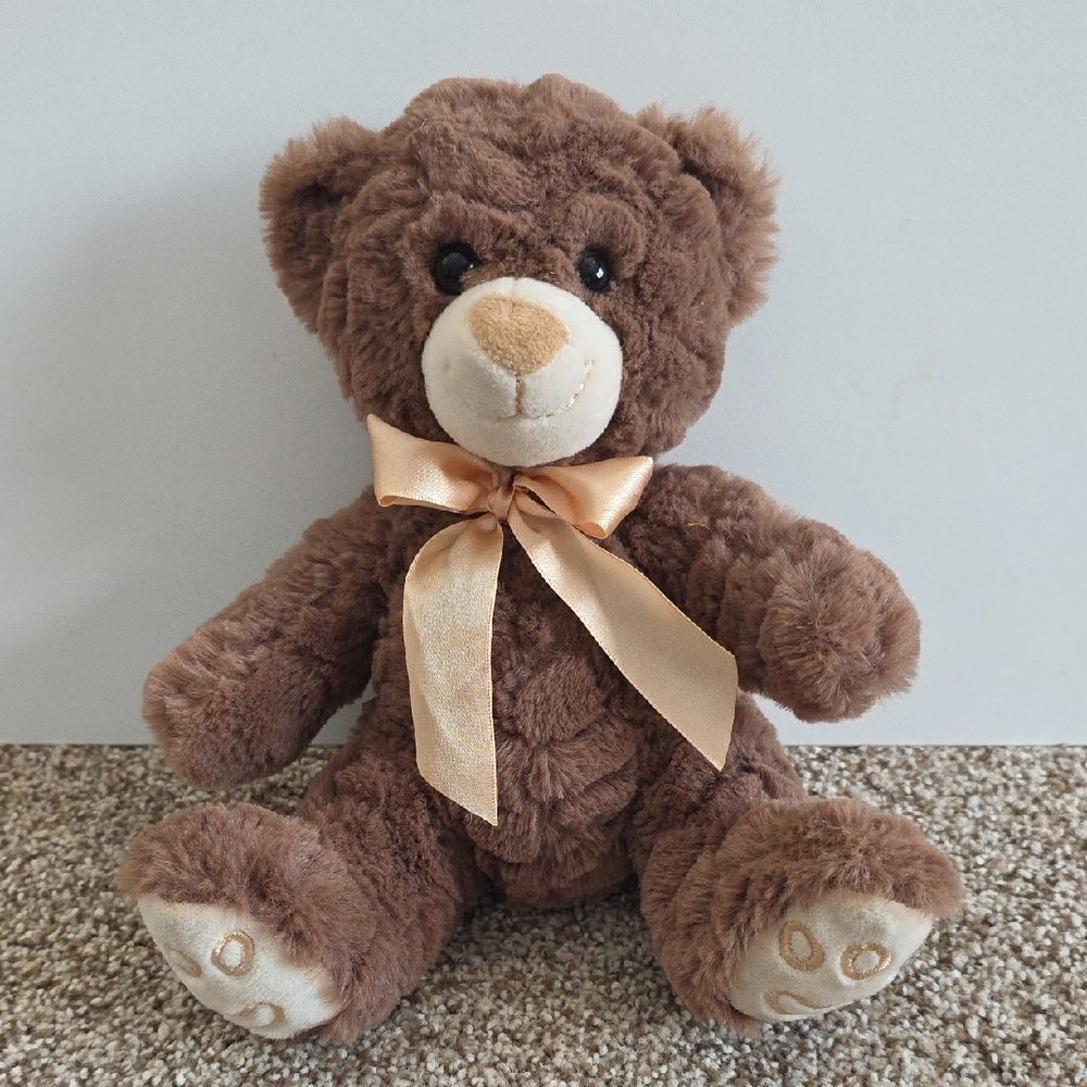 Brown Teddy Bear with Bow